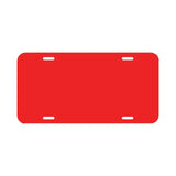 Blank Plastic License Plates - 6 in x 12 in