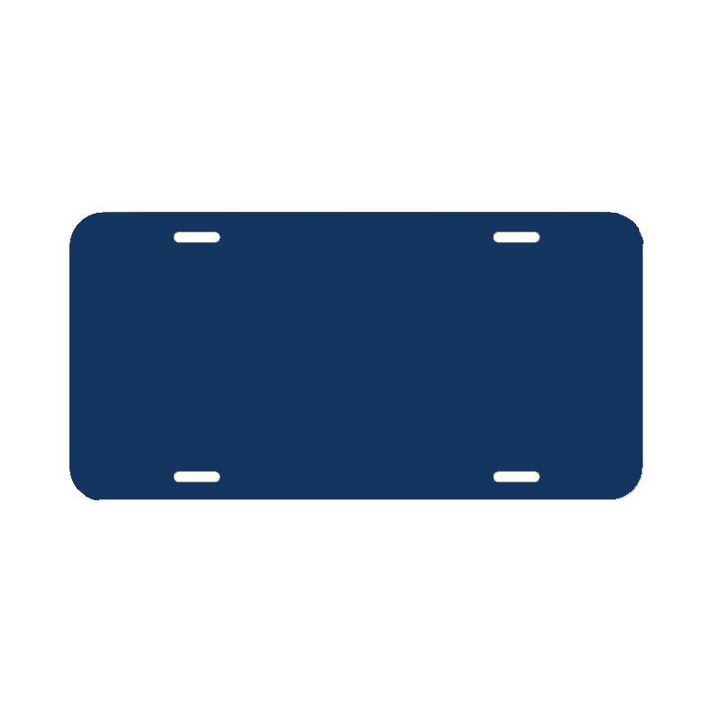 Blank Plastic License Plates - 6 in x 12 in