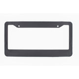 Black Plastic License Plate Holder - California Style