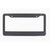 Black Plastic License Plate Holder - California Style