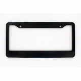 Black Plastic License Plate Holder - California Style
