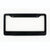 Black Plastic License Plate Holder - California Style
