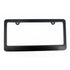 Black Plastic License Plate Holder - New York Style