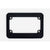 Black Plastic Motorcycle License Plate Holder - 7 in x 5 3/8 in