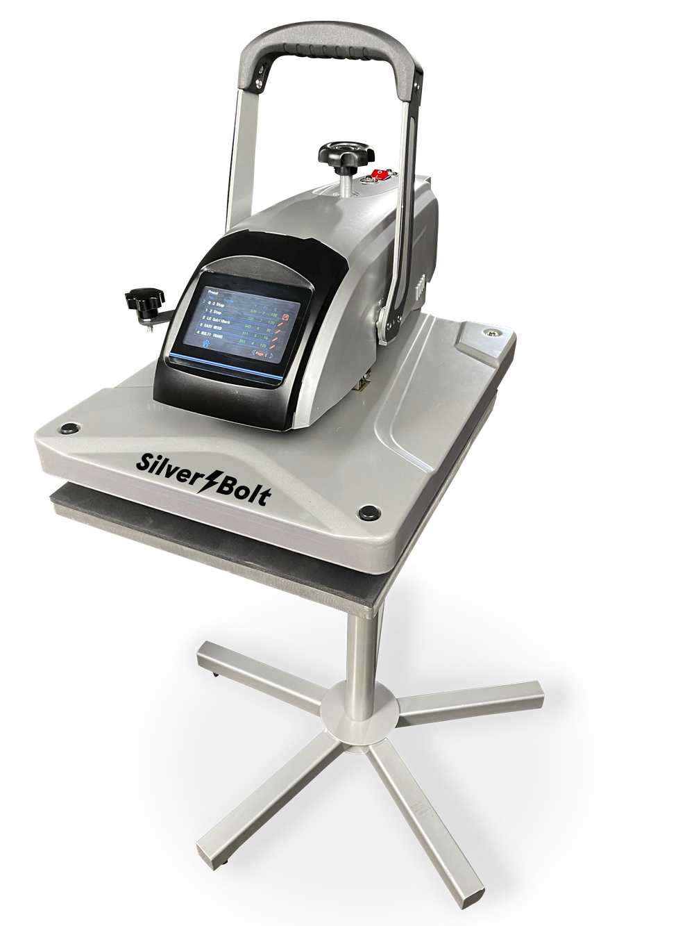 SilverBolt 1620SA Swing-Arm Heat Press Side View