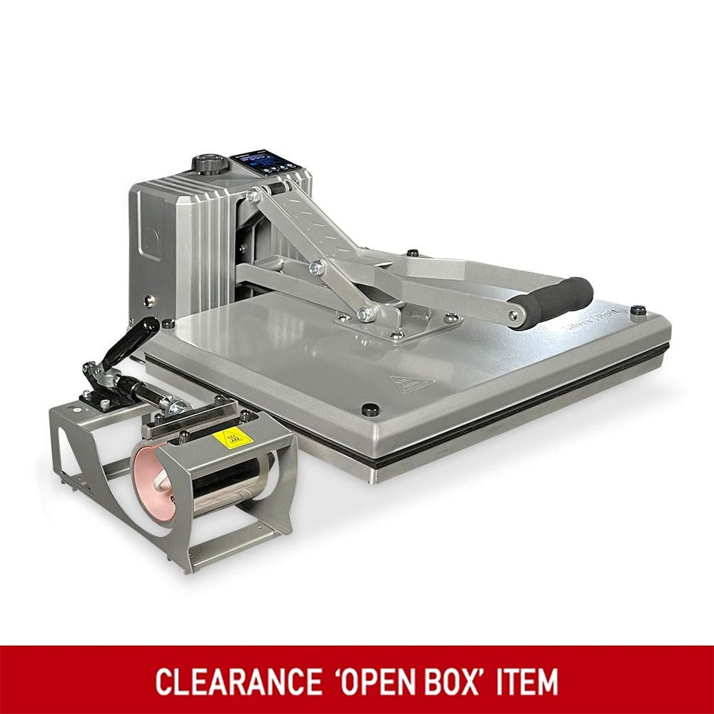 Clearance: SilverBolt 1620CSM Clamshell Heat Press and Mug Attachment