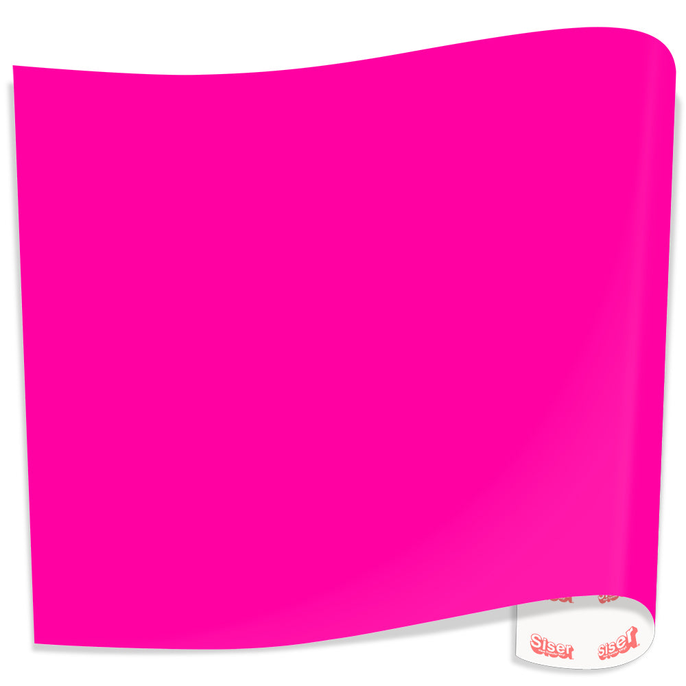 12 Siser Fluorescent Pink Vinyl