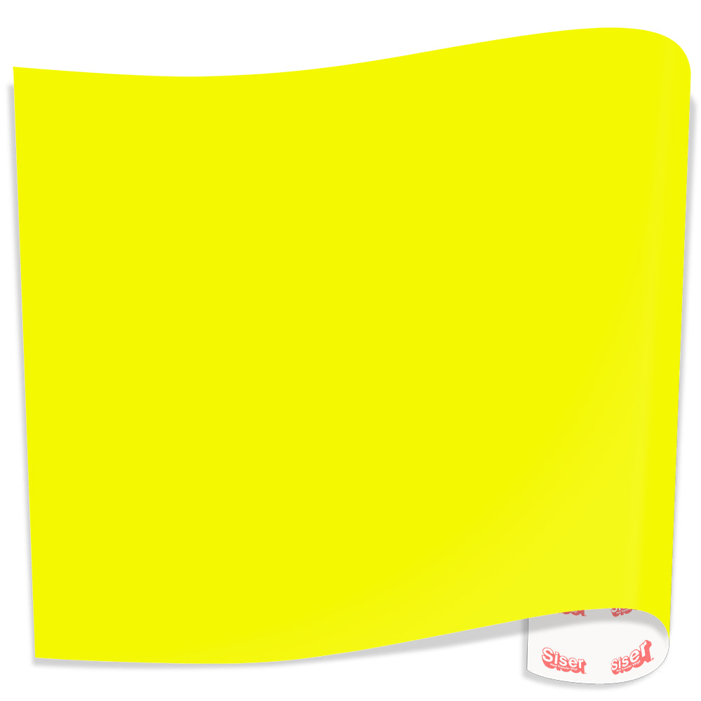 Siser EasyWeed Fluorescent HTV - 20 in x 150 ft - Fluorescent Yellow