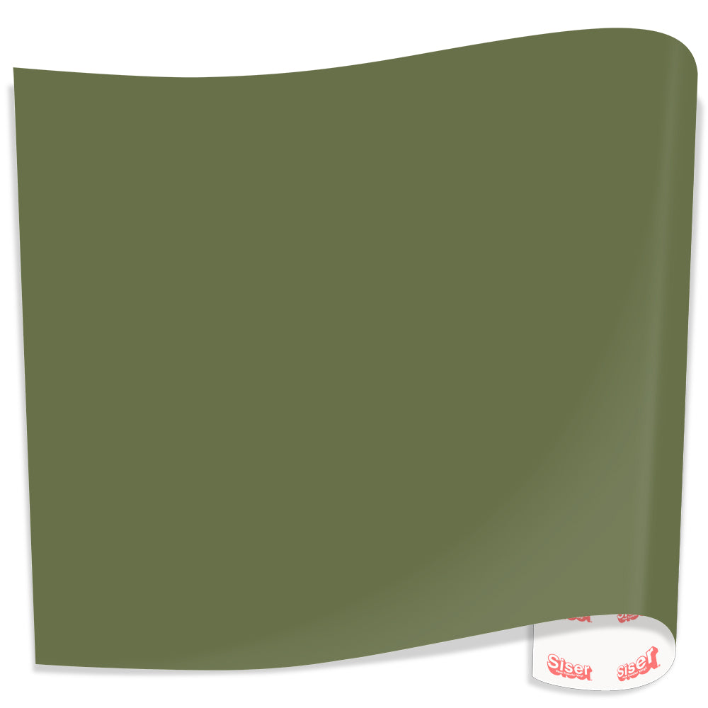 Siser EasyWeed HTV - 12 in x 36 in Sheets - Green Olive