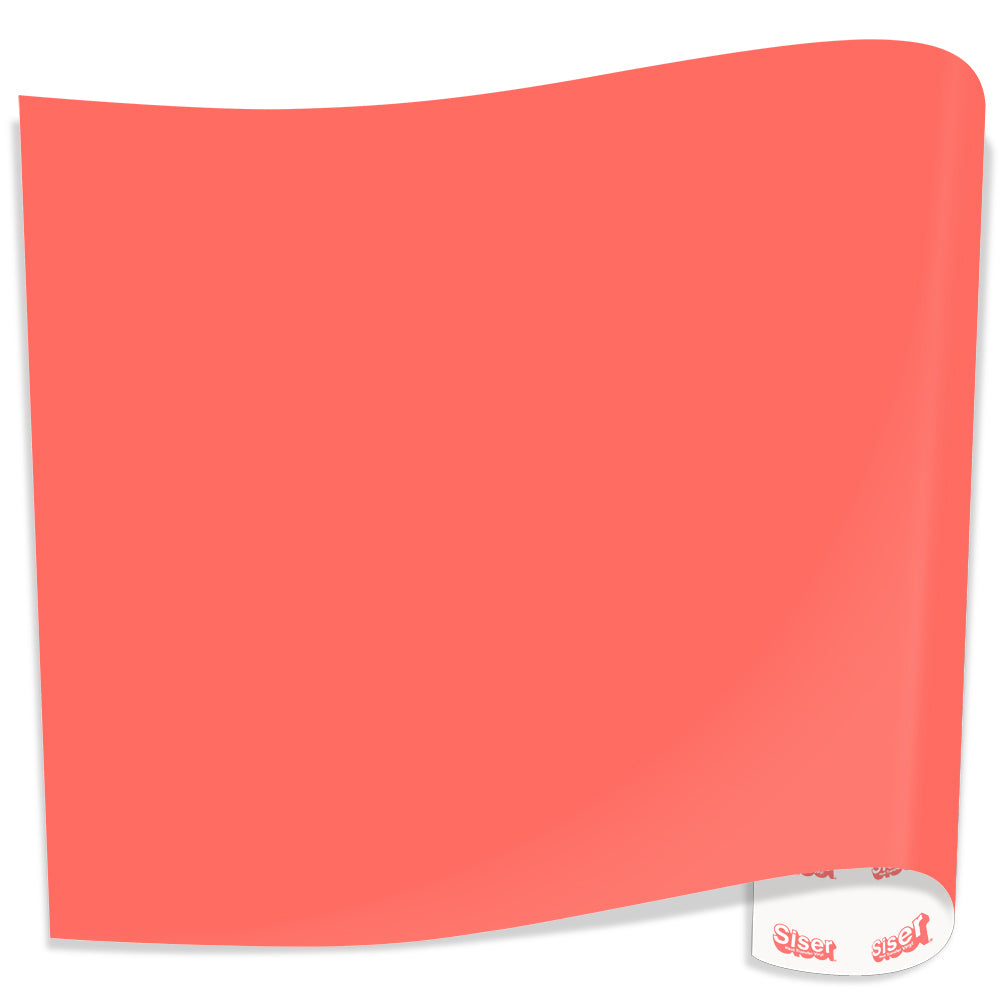 Siser EasyWeed Stretch HTV - 15 in x 15 ft - Calypso Coral