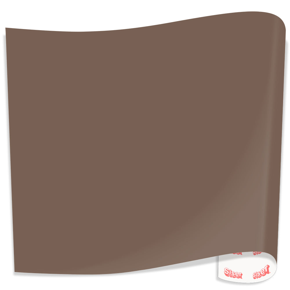 Siser EasyWeed Stretch HTV - 15 in x 15 ft - Coffee