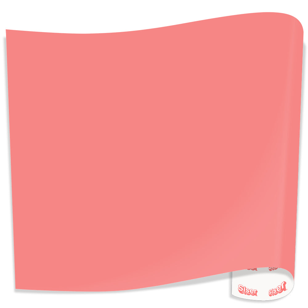 Siser EasyWeed Stretch HTV - 15 in x 15 ft - Coral