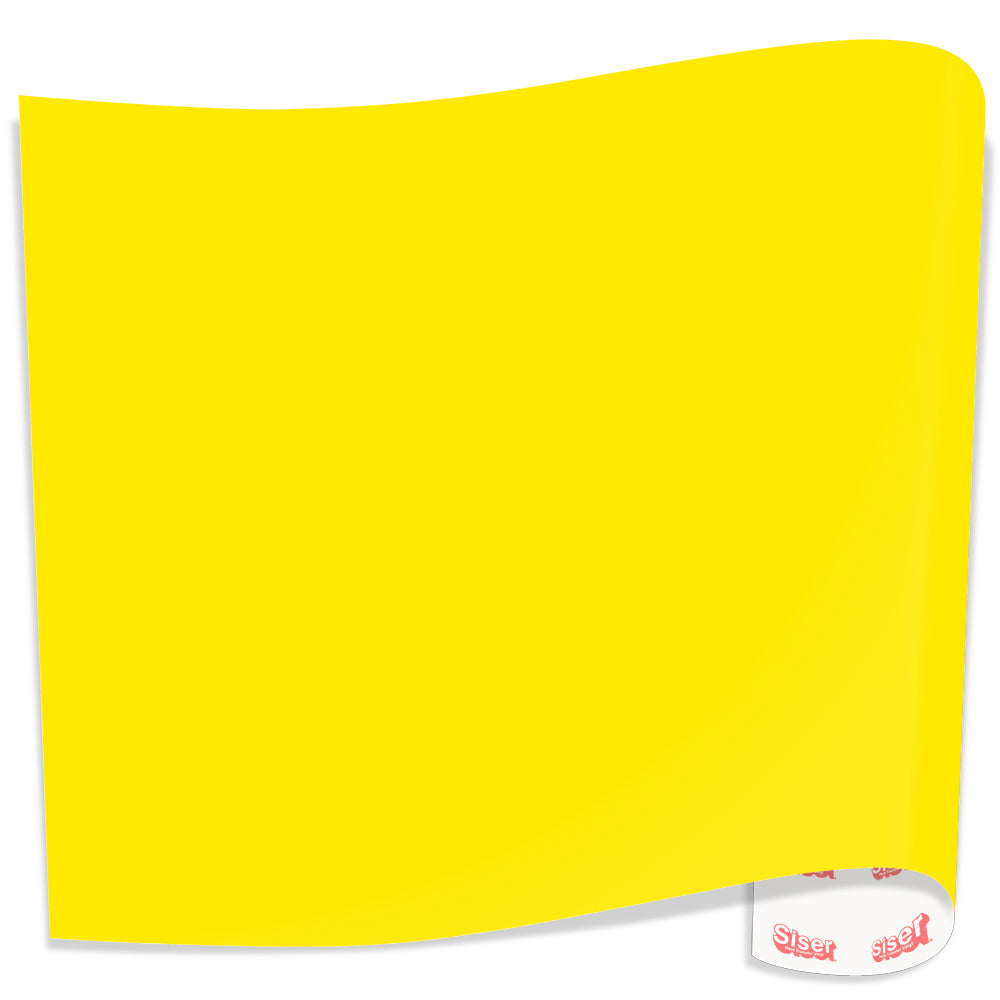 Siser EasyWeed Stretch HTV - 15 in x 15 ft - Lemon
