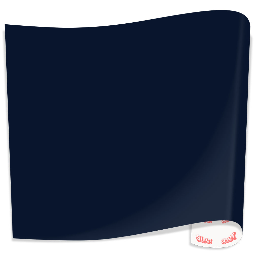 Siser EasyWeed Stretch HTV - 15 in x 30 ft - Navy Blue