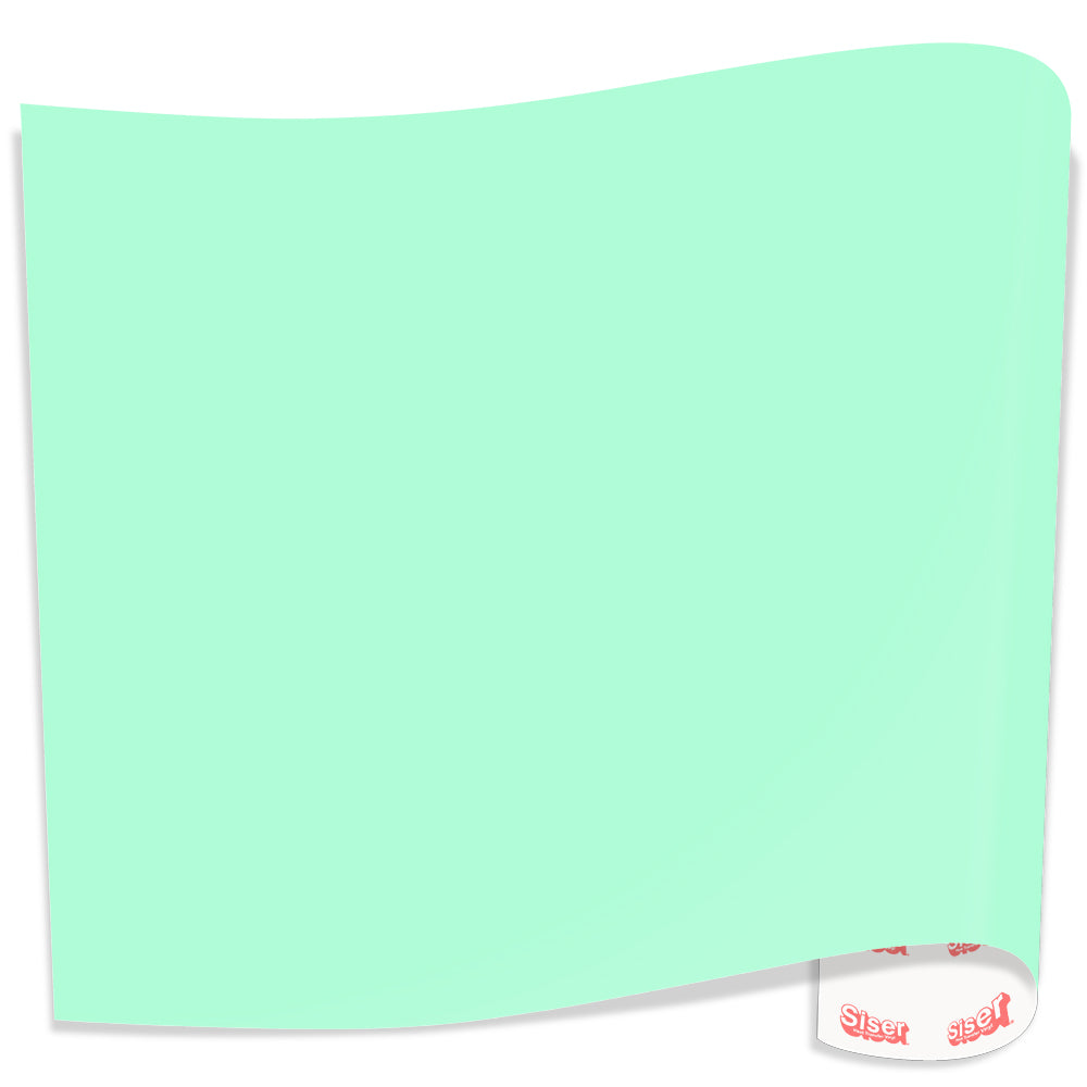 Siser EasyWeed Stretch HTV - 15 in x 15 ft - Sweet  Mint