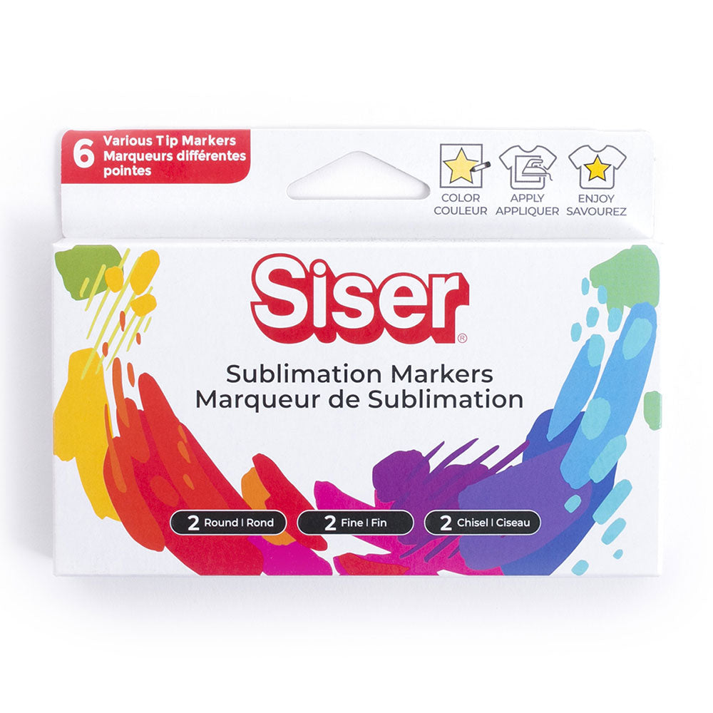 Siser Sublimation Markers Black Pack