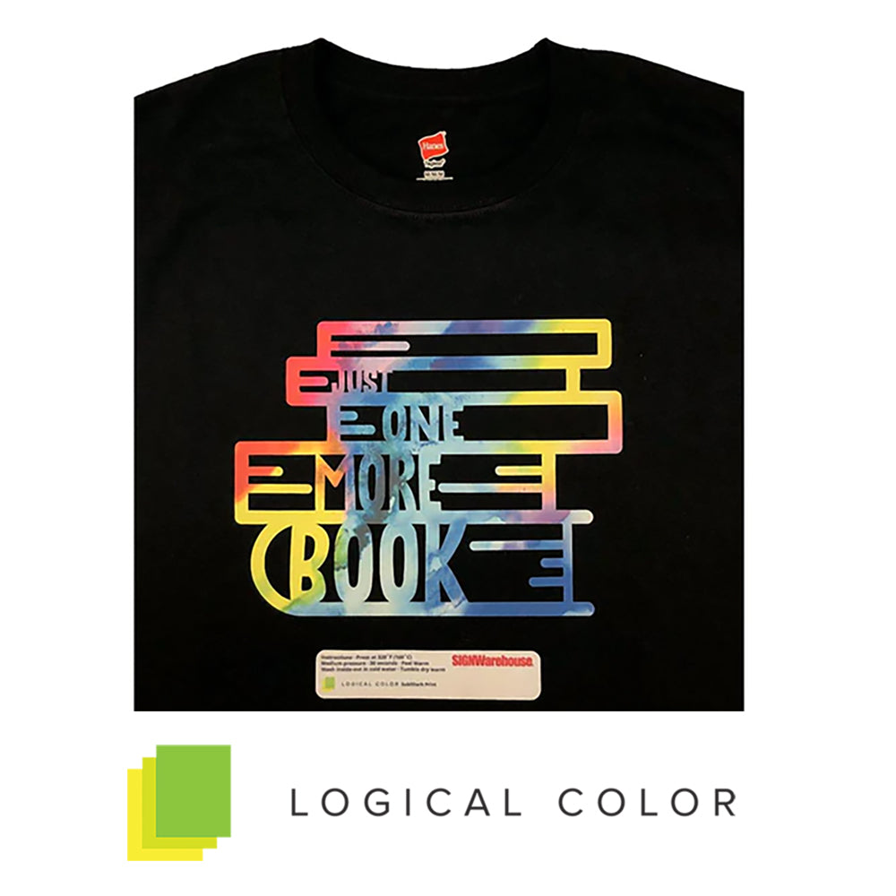 Logical Color SubliDARK Print - Sublimation Printable Heat Transfer Vinyl Sheets