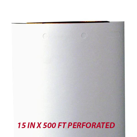 White Plotter Drawing Paper Roll Non Perforated Close Up