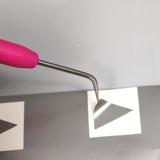SignWarehouse Curved Weeding Tool Close Up of Head Weeding Vinyl