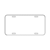Plastic License Plate Blanks Variety Pack - 12 pack