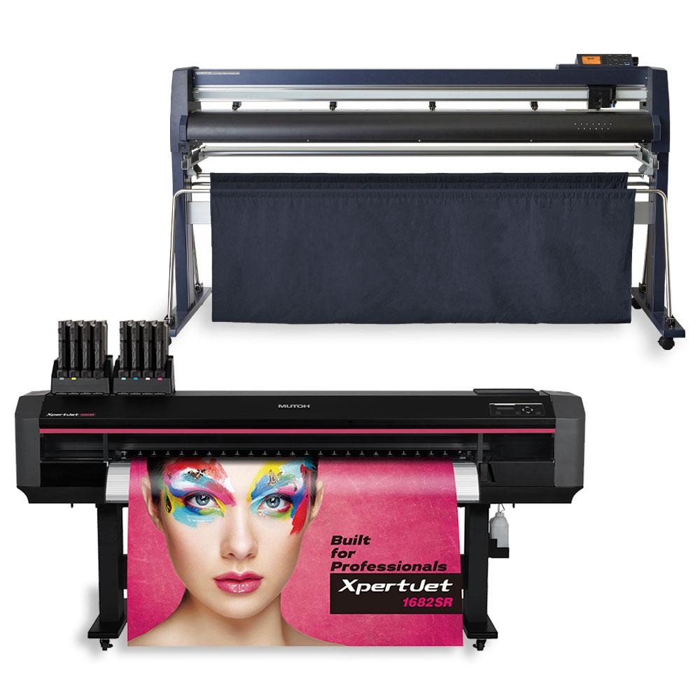 Mutoh XpertJet 1682SR Platinum II - Q64 Gen 3 Cutter Package