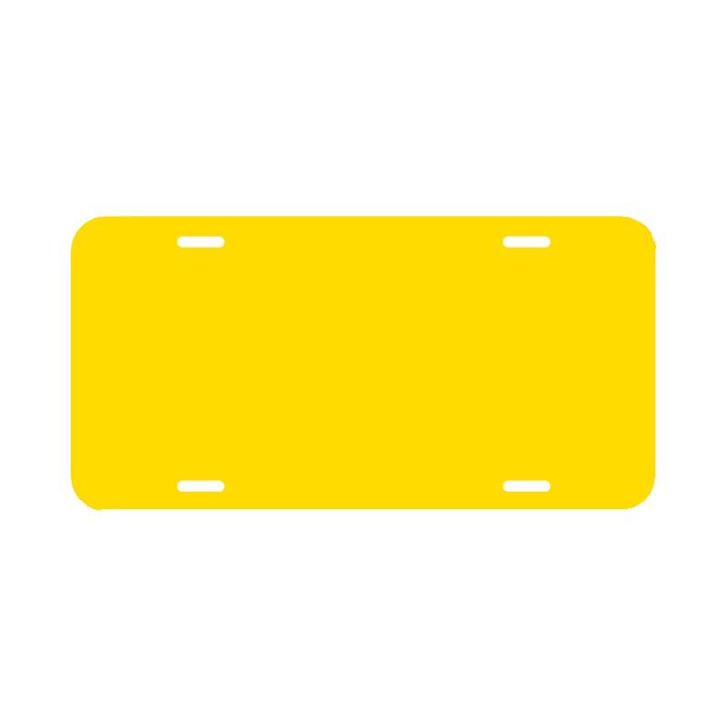Blank Plastic License Plates - 6 in x 12 in