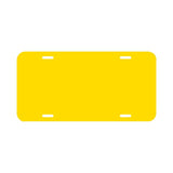 Blank Plastic License Plates - 6 in x 12 in