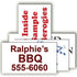White Aluminum Metal Sign Blanks - 18 in x 24 in 