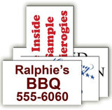 White Aluminum Metal Sign Blanks - 18 in x 24 in 